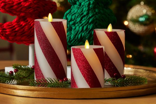 Flameless Holiday Candles
