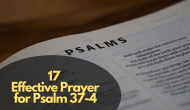 Prayer For Psalm 37-4