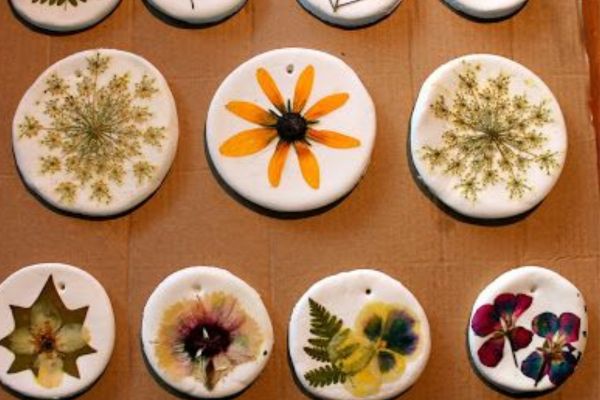 Pressed Flower Ornaments