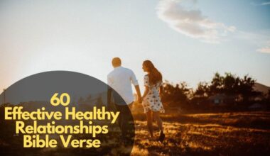 Healthy Relationships Bible Verse