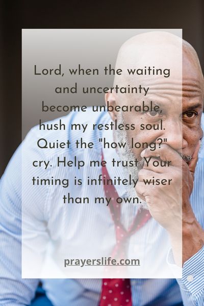 Prayer For Patience In Gods Timing