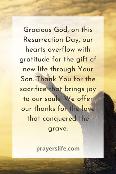 Resurrection Day Prayer Of Thanksgiving