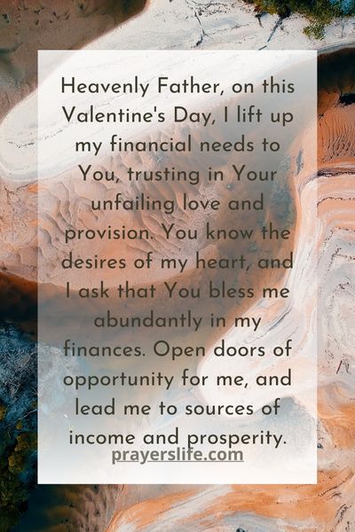 Seeking Financial Blessings Through Prayer On Valentines Day